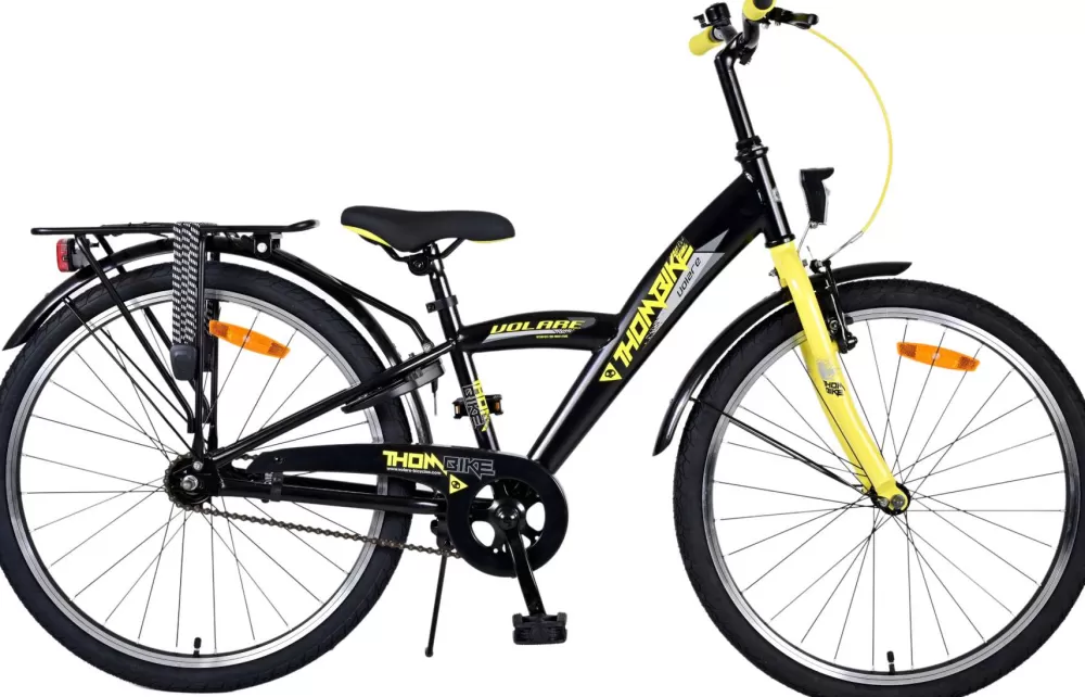 Thombike 24 Inch Jongens Terugtraprem Zwart/Geel^Volare Best Sale