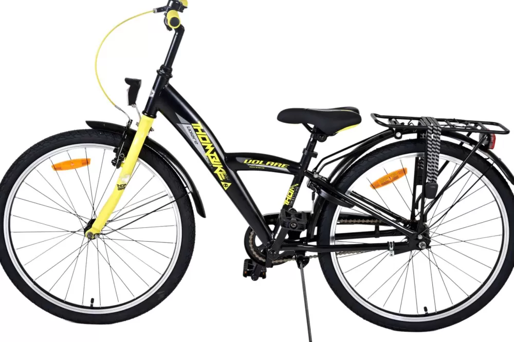 Thombike 24 Inch Jongens Terugtraprem Zwart/Geel^Volare Best Sale