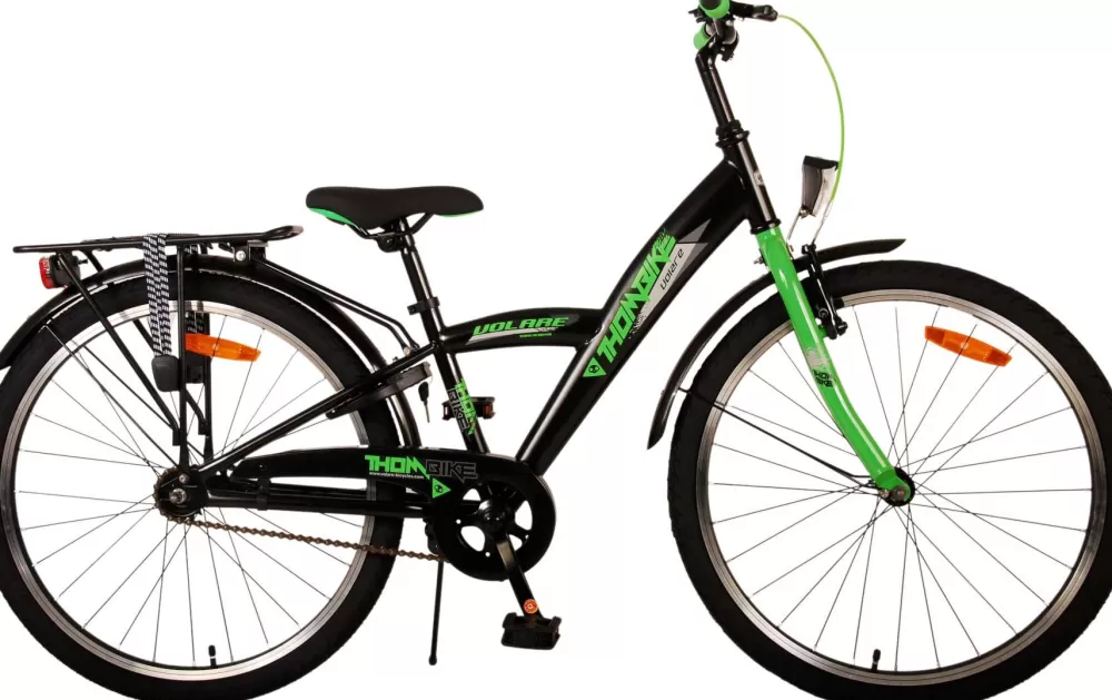 Thombike 24 Inch Jongens Terugtraprem Zwart/Groen^Volare Flash Sale