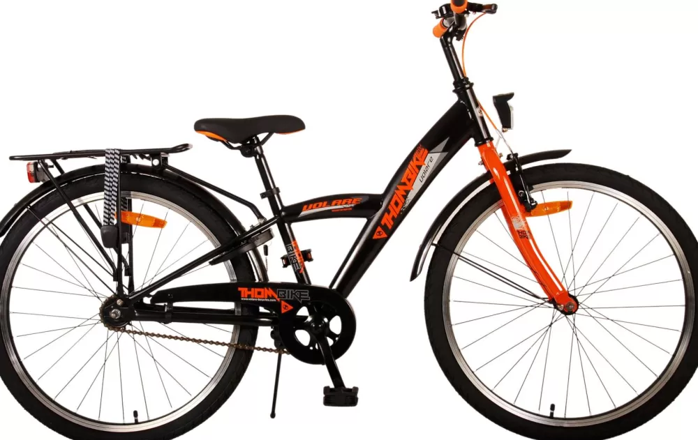 Thombike 24 Inch Jongens Terugtraprem Zwart/Oranje^Volare Outlet