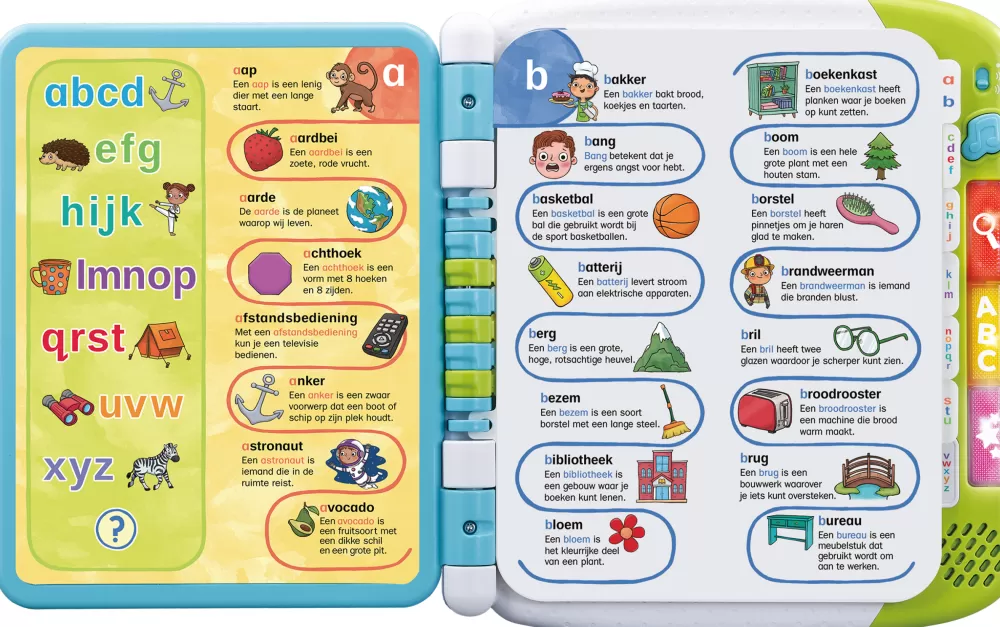 Kinderboek Mijn Interactief Woordenboek Wit/Blauw/Groen^VTech Outlet