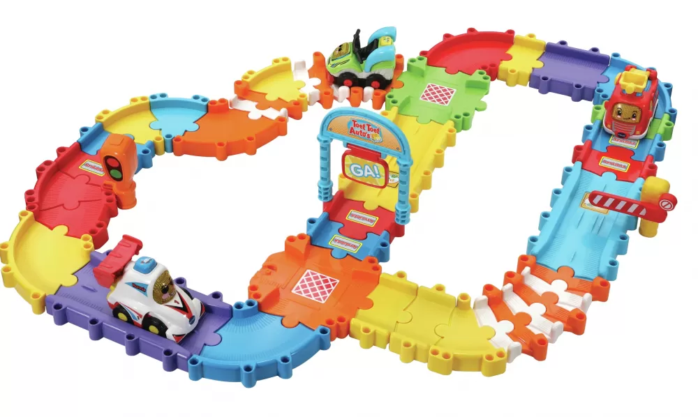Toet Toet Auto's: Wegdelen Combi Deluxe Speelset^VTech Best