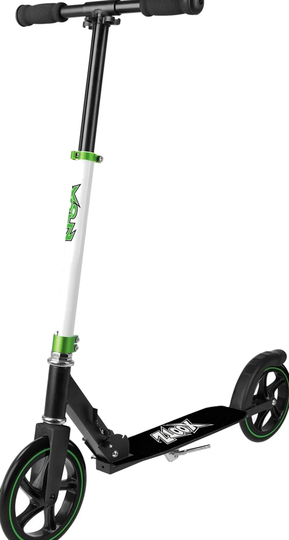 Large Wheeled Step Voetrem Junior Wit/Zwart^Xootz Flash Sale